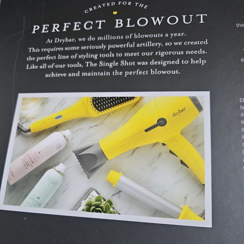 Drybar THE SINGLE SHOT ROUND BLOW-DRYER BRUSH 2.25 inch Barrel New